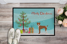 Load image into Gallery viewer, Rat Terrier Christmas Tree Doormat - 18x27 Decorative Floor Mat – Indoor/Outdoor Rug with Artistic Flair CK3482MAT