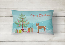 Load image into Gallery viewer, Rat Terrier Christmas Tree Canvas Fabric Decorative Pillow CK3482PW1216
