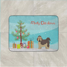 Load image into Gallery viewer, Russian Tsvetnaya Bolonka Lap Dog  Christmas Tree Machine Washable Memory Foam Mat CK3483RUG
