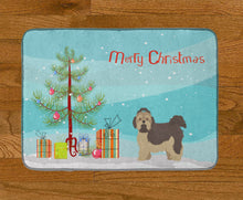 Load image into Gallery viewer, Russian Tsvetnaya Bolonka Lap Dog  Christmas Tree Machine Washable Memory Foam Mat CK3483RUG