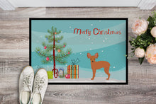 Load image into Gallery viewer, Russkiy Toy or Russian Toy Terrier Christmas Tree Doormat - 24x36 Decorative Floor Mat – Indoor/Outdoor Rug with Artistic Flair CK3484JMAT
