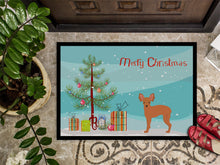 Load image into Gallery viewer, Russkiy Toy or Russian Toy Terrier Christmas Tree Doormat - 24x36 Decorative Floor Mat – Indoor/Outdoor Rug with Artistic Flair CK3484JMAT