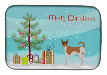 Load image into Gallery viewer, Tenterfield Terrier Christmas Tree Dish Drying Mat – Absorbent, Artistic Kitchen Essentials CK3487DDM