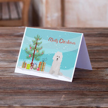 Load image into Gallery viewer, Bolognese Christmas Tree Greeting Cards -  Blank Note Cards – 8-Pack of Artist-Designed Cards with Envelopes