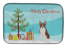 Load image into Gallery viewer, Boston Terrier Christmas Tree Dish Drying Mat – Absorbent, Artistic Kitchen Essentials CK3493DDM