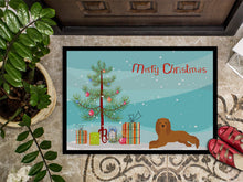 Load image into Gallery viewer, Ruby Cavalier King Charles Spaniel Christmas Tree Doormat - 24x36 Decorative Floor Mat – Indoor/Outdoor Rug with Artistic Flair CK3495JMAT