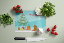 Load image into Gallery viewer, Ruby Cavalier King Charles Spaniel Christmas Tree Glass Cutting Boards – Durable, Decorative Kitchen Art Large CK3495LCB