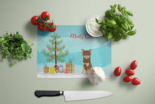 Load image into Gallery viewer, Chihuahua Christmas Tree Glass Cutting Boards – Durable, Decorative Kitchen Art Large CK3496LCB