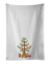 Load image into Gallery viewer, Miniature Pinscher Christmas Tree White Kitchen Towel Set of 2