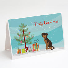 Load image into Gallery viewer, Persian Chihuahua Christmas Tree Greeting Cards -  Blank Note Cards – 8-Pack of Artist-Designed Cards with Envelopes