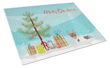 Load image into Gallery viewer, Toy Fox Terrier Christmas Tree Glass Cutting Boards – Durable, Decorative Kitchen Art Large CK3511LCB