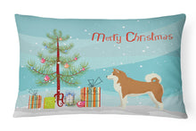 Load image into Gallery viewer, Akita Christmas Tree Canvas Fabric Decorative Pillow CK3512PW1216