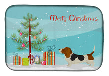 Load image into Gallery viewer, Basset Hound Christmas Tree Dish Drying Mat – Absorbent, Artistic Kitchen Essentials CK3518DDM