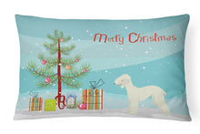 Load image into Gallery viewer, Bedlington Terrier Christmas Tree Canvas Fabric Decorative Pillow CK3520PW1216