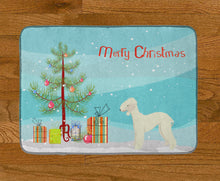 Load image into Gallery viewer, Bedlington Terrier Christmas Tree Machine Washable Memory Foam Mat CK3520RUG