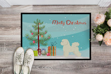 Load image into Gallery viewer, Bichon Frise Christmas Tree Doormat - 18x27 Decorative Floor Mat – Indoor/Outdoor Rug with Artistic Flair CK3521MAT