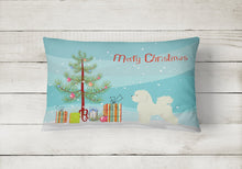 Load image into Gallery viewer, Bichon Frise Christmas Tree Canvas Fabric Decorative Pillow CK3521PW1216