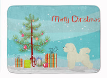 Load image into Gallery viewer, Bichon Frise Christmas Tree Machine Washable Memory Foam Mat CK3521RUG