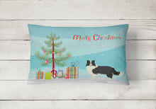Load image into Gallery viewer, Border Collie Christmas Tree Canvas Fabric Decorative Pillow CK3522PW1216
