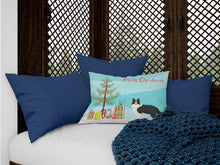 Load image into Gallery viewer, Border Collie Christmas Tree Canvas Fabric Decorative Pillow CK3522PW1216