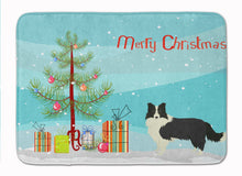 Load image into Gallery viewer, Border Collie Christmas Tree Machine Washable Memory Foam Mat CK3522RUG