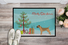 Load image into Gallery viewer, Border Terrier Christmas Tree Doormat - 18x27 Decorative Floor Mat – Indoor/Outdoor Rug with Artistic Flair CK3523MAT