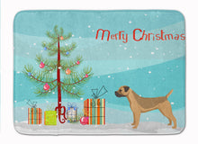 Load image into Gallery viewer, Border Terrier Christmas Tree Machine Washable Memory Foam Mat CK3523RUG