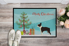 Load image into Gallery viewer, Boston Terrier Christmas Tree Doormat - 18x27 Decorative Floor Mat – Indoor/Outdoor Rug with Artistic Flair CK3525MAT