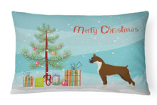 Load image into Gallery viewer, Boxer Christmas Tree Canvas Fabric Decorative Pillow CK3526PW1216