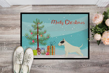 Load image into Gallery viewer, Black and White Bull Terrier Christmas Tree Doormat - 24x36 Decorative Floor Mat – Indoor/Outdoor Rug with Artistic Flair CK3527JMAT