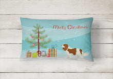 Load image into Gallery viewer, Cavalier Spaniel Christmas Tree Canvas Fabric Decorative Pillow CK3529PW1216