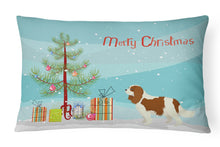 Load image into Gallery viewer, Cavalier Spaniel Christmas Tree Canvas Fabric Decorative Pillow CK3529PW1216