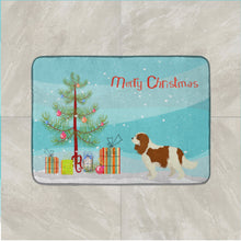 Load image into Gallery viewer, Cavalier Spaniel Christmas Tree Machine Washable Memory Foam Mat CK3529RUG