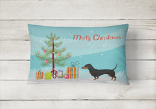 Load image into Gallery viewer, Dachshund Christmas Tree Canvas Fabric Decorative Pillow CK3533PW1216
