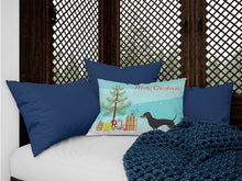 Load image into Gallery viewer, Dachshund Christmas Tree Canvas Fabric Decorative Pillow CK3533PW1216
