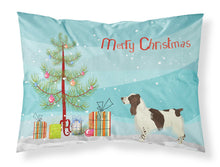 Load image into Gallery viewer, English Springer Spaniel Christmas Tree  Standard Pillowcase – Artistic Decorative Front, White Back CK3537PILLOWCASE