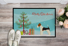 Load image into Gallery viewer, Fox Terrier Christmas Tree Doormat - 24x36 Decorative Floor Mat – Indoor/Outdoor Rug with Artistic Flair CK3538JMAT