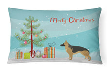Load image into Gallery viewer, German Shepherd Christmas Tree Canvas Fabric Decorative Pillow CK3540PW1216