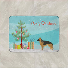 Load image into Gallery viewer, German Shepherd Christmas Tree Machine Washable Memory Foam Mat CK3540RUG