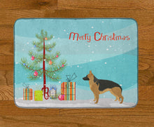 Load image into Gallery viewer, German Shepherd Christmas Tree Machine Washable Memory Foam Mat CK3540RUG