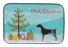 Load image into Gallery viewer, German Shorthaired Pointer Christmas Tree Dish Drying Mat – Absorbent, Artistic Kitchen Essentials CK3541DDM