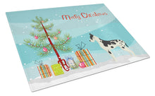 Load image into Gallery viewer, Great Dane Christmas Tree Glass Cutting Boards – Durable, Decorative Kitchen Art Large CK3542LCB