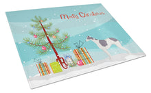 Load image into Gallery viewer, Greyhound Christmas Tree Glass Cutting Boards – Durable, Decorative Kitchen Art Large CK3543LCB