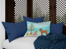 Load image into Gallery viewer, Brussels Griffon Christmas Tree Canvas Fabric Decorative Pillow CK3544PW1216