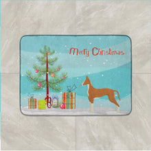 Load image into Gallery viewer, Ibizan Hound Christmas Tree Machine Washable Memory Foam Mat CK3545RUG