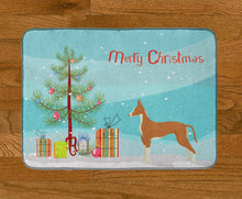 Load image into Gallery viewer, Ibizan Hound Christmas Tree Machine Washable Memory Foam Mat CK3545RUG