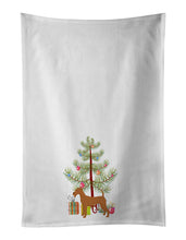 Load image into Gallery viewer, Irish Terrier Christmas Tree White Kitchen Towel Set of 2