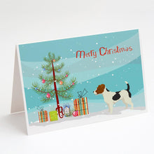 Load image into Gallery viewer, Jack Russell Terrier Christmas Tree Greeting Cards -  Blank Note Cards – 8-Pack of Artist-Designed Cards with Envelopes