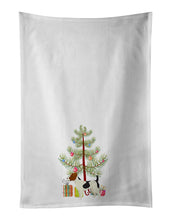 Load image into Gallery viewer, Jack Russell Terrier Christmas Tree White Kitchen Towel Set of 2
