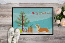 Load image into Gallery viewer, Pembroke Corgi Christmas Tree Doormat - 24x36 Decorative Floor Mat – Indoor/Outdoor Rug with Artistic Flair CK3554JMAT
